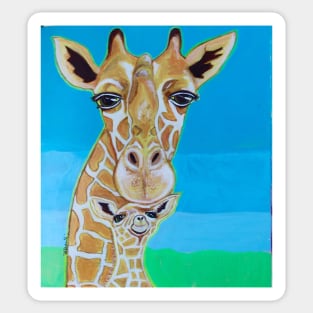 Giraffe Love Sticker